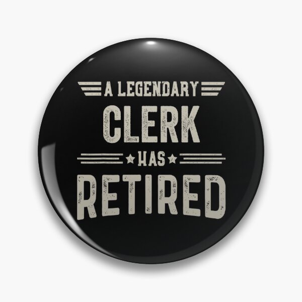 Item preview, The Legendary clerk Has Retired T Shirt, clerk Retirement Party Gift, Legend, Retiring Birthday Christmas Gift designed and sold by xlnv.