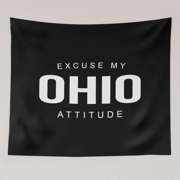 Aperçu de l'œuvre EXCUSEZ MON ATTITUDE OHIO créée et vendue par antipatic.