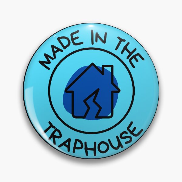 Item preview, Made In The Traphouse! V2 NAVY BLUE trap hustle hustler trapper designed and sold by to-esu.