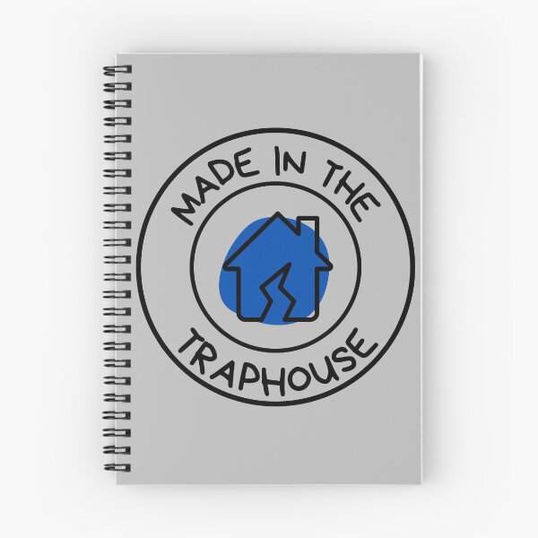 Item preview, Made In The Traphouse! V2 NAVY BLUE trap hustle hustler trapper designed and sold by to-esu.