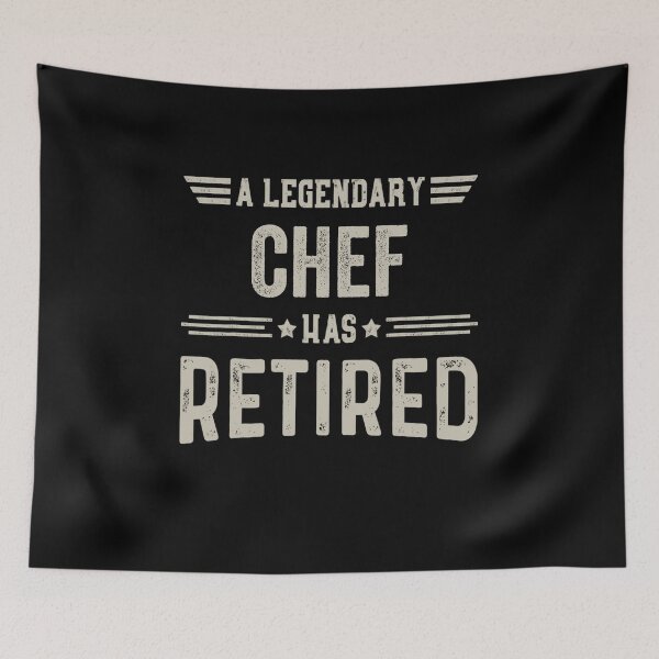 Item preview, The Legendary chef Has Retired T Shirt, chef Retirement Party Gift, Legend, Retiring Birthday Christmas Gift designed and sold by xlnv.