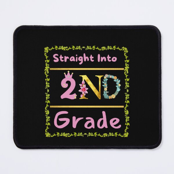 Item preview, Gift, Straight Into 2nd Grade, flower  Straight Into 2nd Grade, girl Straight Into 2nd Grade designed and sold by ROBOUE.