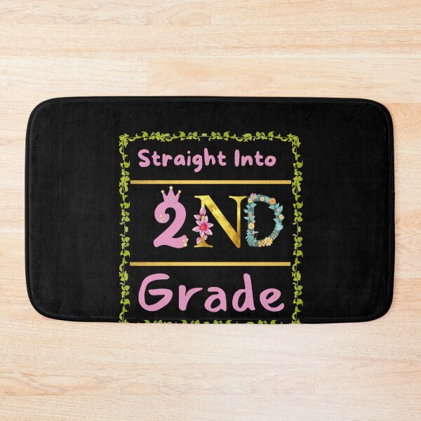 Item preview, Gift, Straight Into 2nd Grade, flower  Straight Into 2nd Grade, girl Straight Into 2nd Grade designed and sold by ROBOUE.