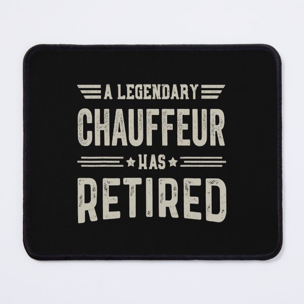 Item preview, The Legendary chauffeur Has Retired T Shirt, chauffeur Retirement Party Gift, Legend, Retiring Birthday Christmas Gift designed and sold by xlnv.