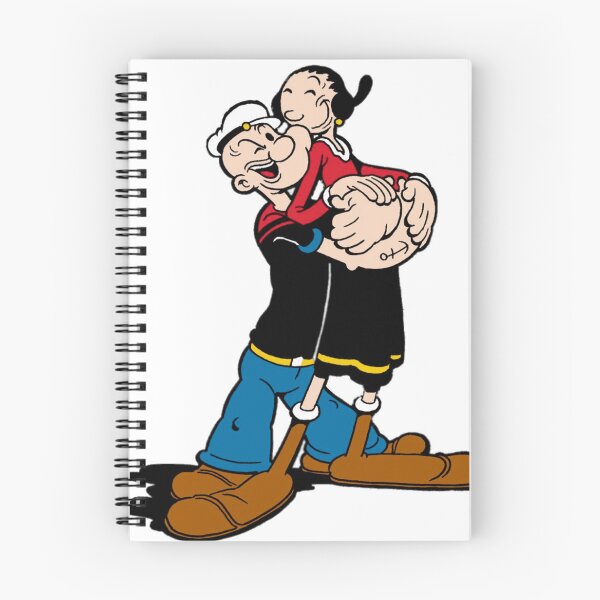 Item preview, popeye and olive stickers designed and sold by Zeduses.