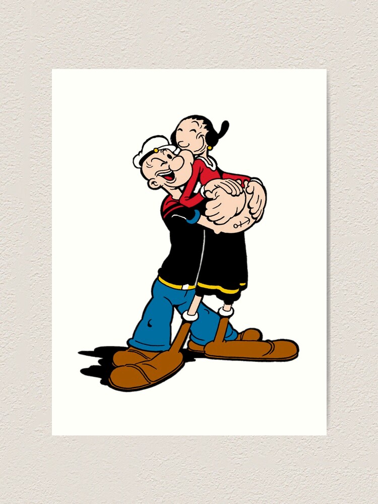 popeye and olive stickers