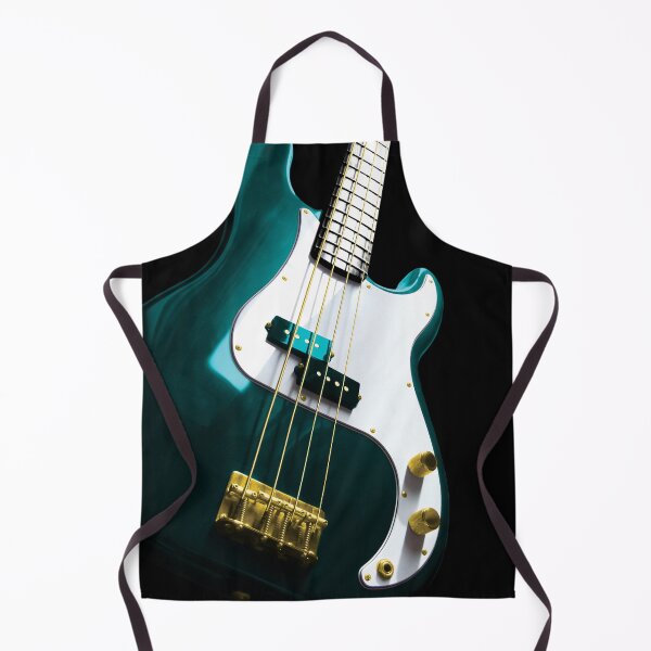 Item preview, Bass Guitar - Turquoise and Gold designed and sold by QuarterMoon.