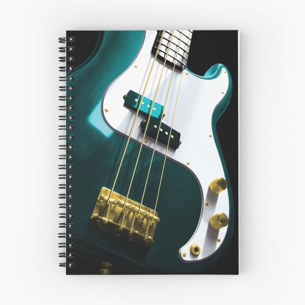 Item preview, Bass Guitar - Turquoise and Gold designed and sold by QuarterMoon.