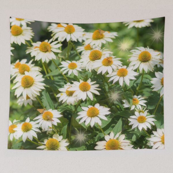 Item preview, The Stars of My Backyard - White Coneflowers designed and sold by Debra Martz.