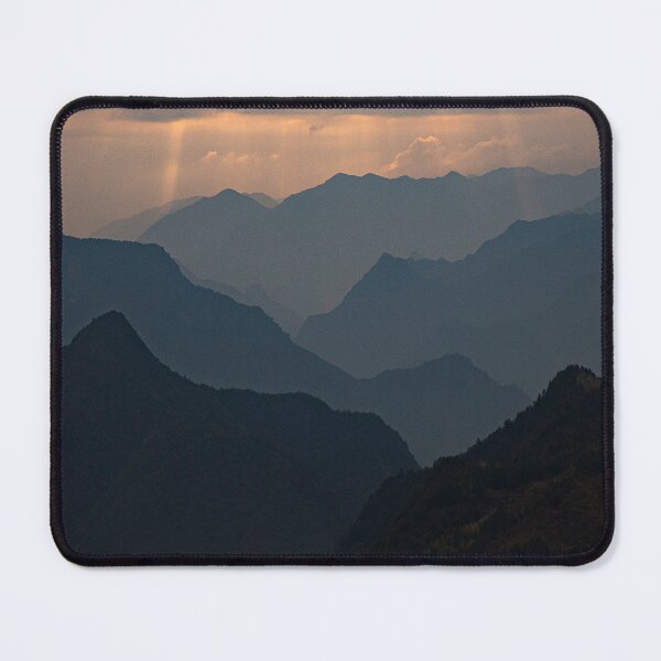 Item preview, Mountain Range At Dusk designed and sold by PotluckPrints.