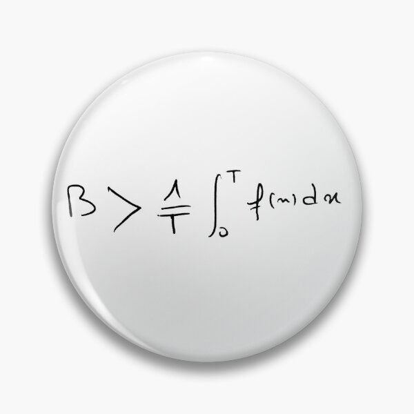 Item preview, Be greater than average integral version handwritten designed and sold by NoetherSym.