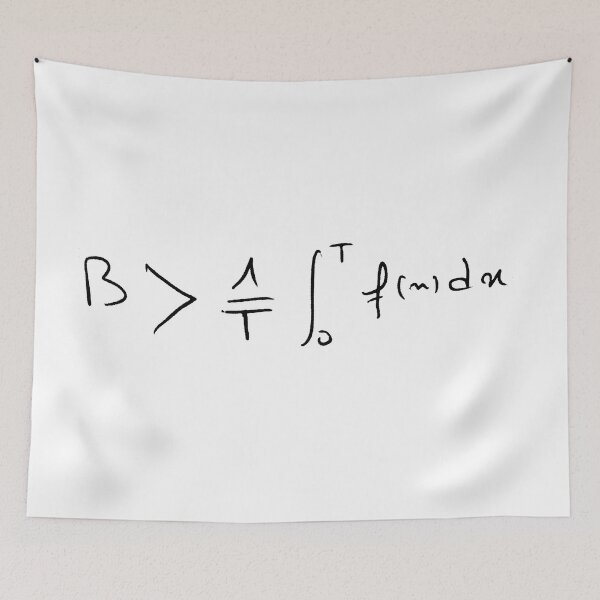 Item preview, Be greater than average integral version handwritten designed and sold by NoetherSym.