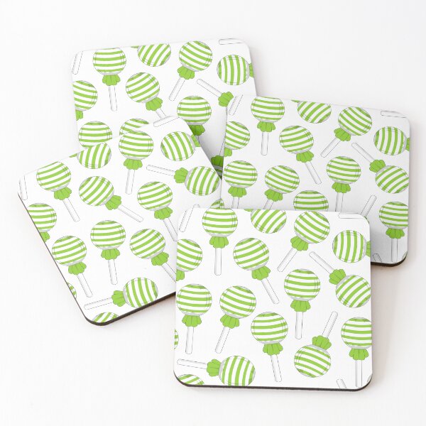 Item preview, Lime green stripe lollipop designed and sold by MickeyEdwards.
