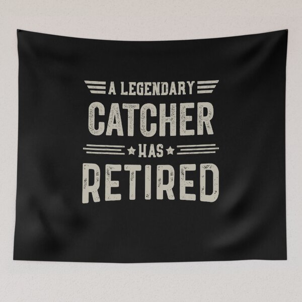 Item preview, The Legendary catcher Has Retired T Shirt, catcher Retirement Party Gift, Legend, Retiring Birthday Christmas Gift designed and sold by xlnv.
