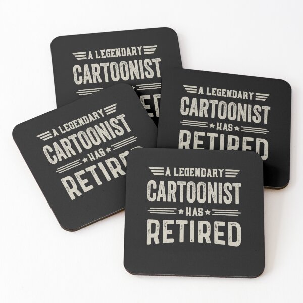 Item preview, The Legendary cartoonist Has Retired T Shirt, cartoonist Retirement Party Gift, Legend, Retiring Birthday Christmas Gift designed and sold by xlnv.