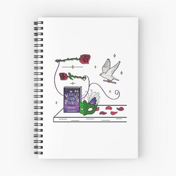 Item preview, Violet Made Of Thorns - Gina Chen designed and sold by bookshelfsketch.