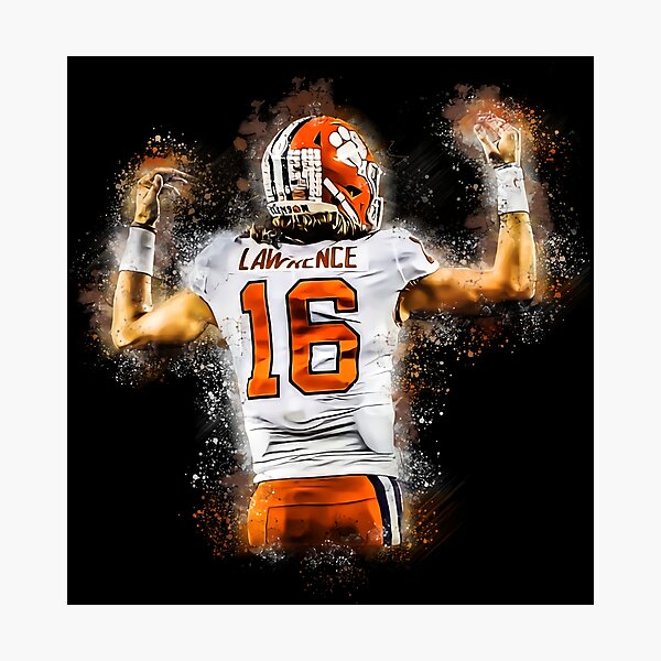 Clemson Tigers #16 Trevor Lawrence College Football Jersey Orange - Top  Design Fan