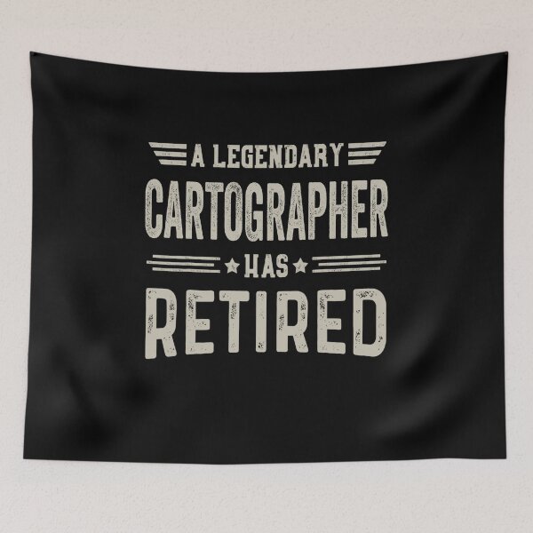 Item preview, The Legendary cartographer Has Retired T Shirt, cartographer Retirement Party Gift, Legend, Retiring Birthday Christmas Gift designed and sold by xlnv.