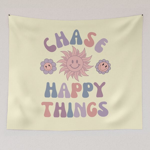 Item preview, Chase Happy Things- Positive qoute designed and sold by BronikowskiART.