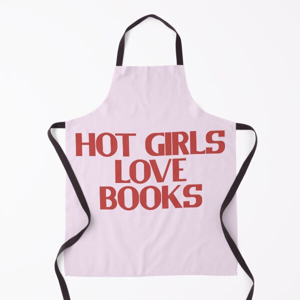 Item preview, Hot Girls Love Books - Red Bold Text designed and sold by Chubuter.