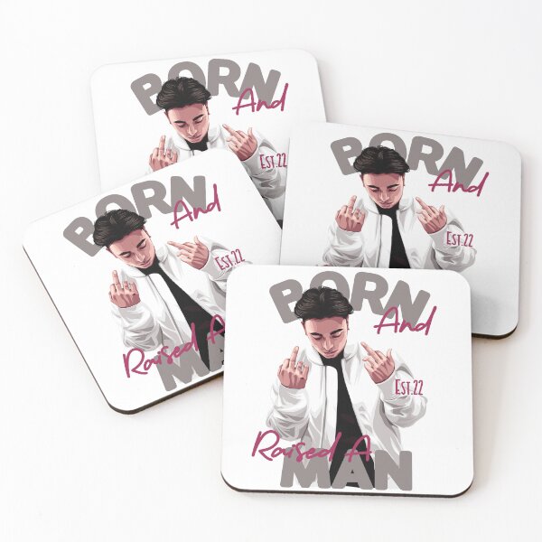 Item preview, BORN AND RAISED A MAN designed and sold by GAADesignz.