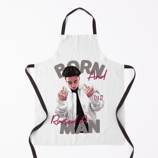 Item preview, BORN AND RAISED A MAN designed and sold by GAADesignz.
