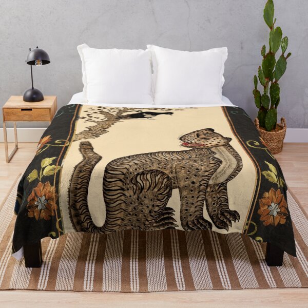 Item preview, GEPHARD WITH BLACK BIRD ON THE TREE BRANCHES Antique Japanese Drawing designed and sold by BulganLumini.