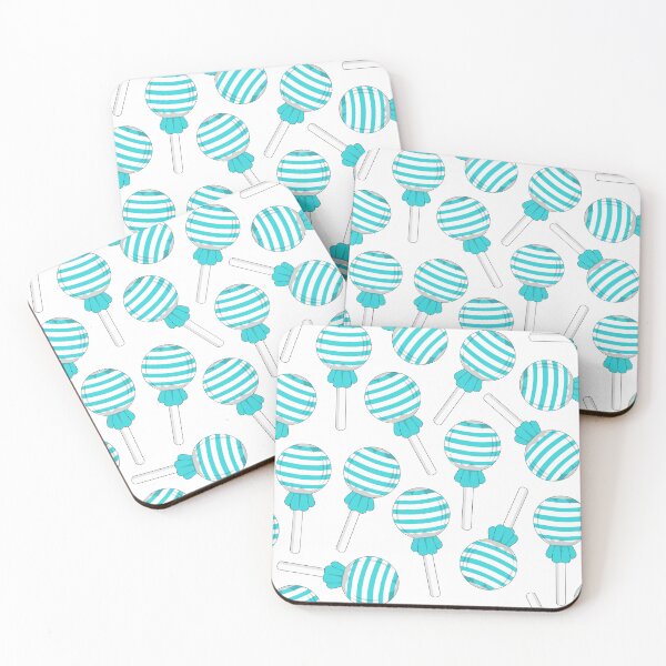 Item preview, Cyan stripe lollipop designed and sold by MickeyEdwards.