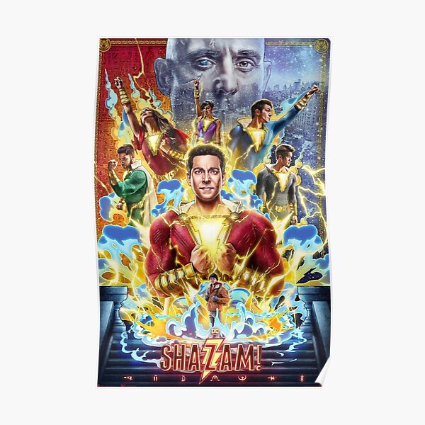 Shazam Poster For Sale By Lindabiehl Redbubble
