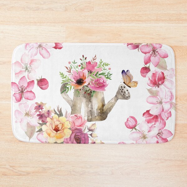 Item preview, Apple Blossoms and Flowers With Old Watering Can designed and sold by tomorrowsart.