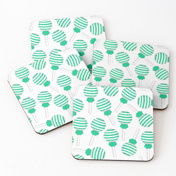 Item preview, Mint green stripe lollipop designed and sold by MickeyEdwards.