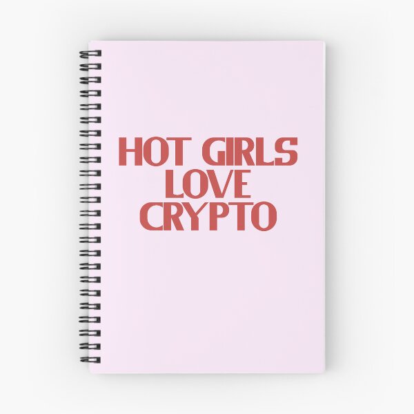 Item preview, Hot Girls Love Crypto - Red Bold Text designed and sold by Chubuter.