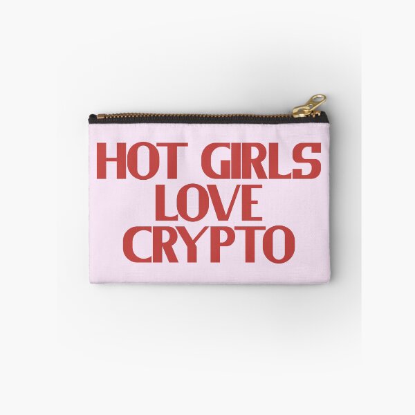 Item preview, Hot Girls Love Crypto - Red Bold Text designed and sold by Chubuter.