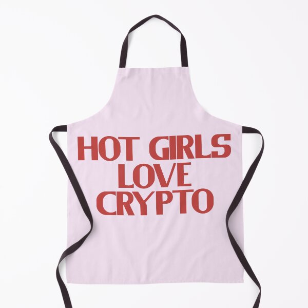 Item preview, Hot Girls Love Crypto - Red Bold Text designed and sold by Chubuter.