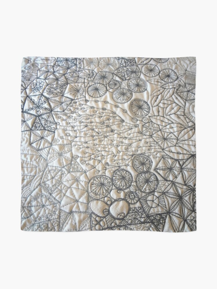 Alternate view of Rockpool - White # 5 Scarf