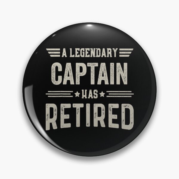 Item preview, The Legendary captain Has Retired T Shirt, captain Retirement Party Gift, Legend, Retiring Birthday Christmas Gift designed and sold by xlnv.