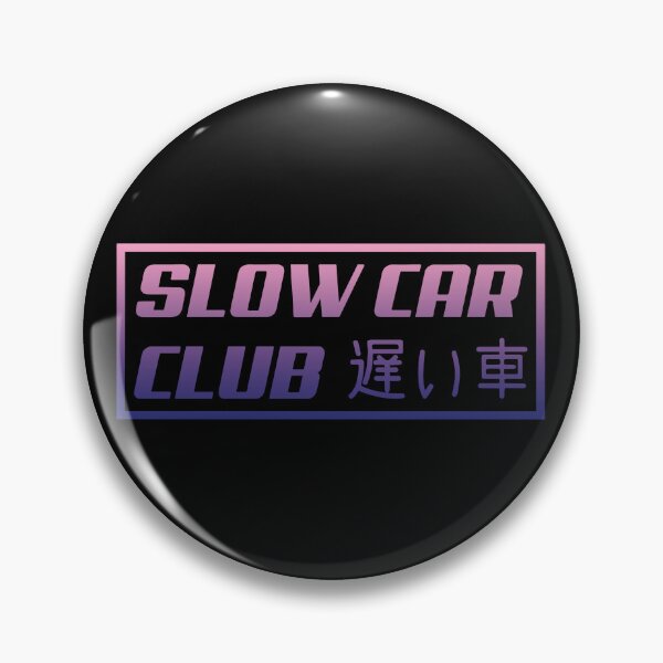 Item preview, Slow Car Club Bumper Funny Slap Neon Gradient designed and sold by RhysDonald1.
