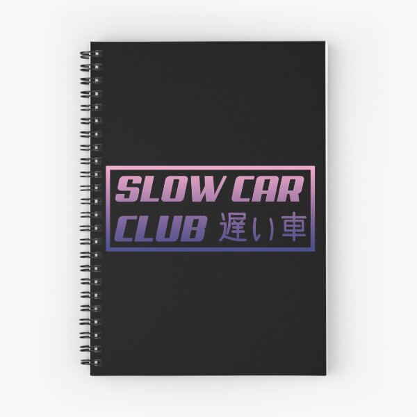 Item preview, Slow Car Club Bumper Funny Slap Neon Gradient designed and sold by RhysDonald1.
