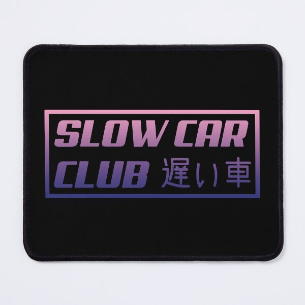 Item preview, Slow Car Club Bumper Funny Slap Neon Gradient designed and sold by RhysDonald1.
