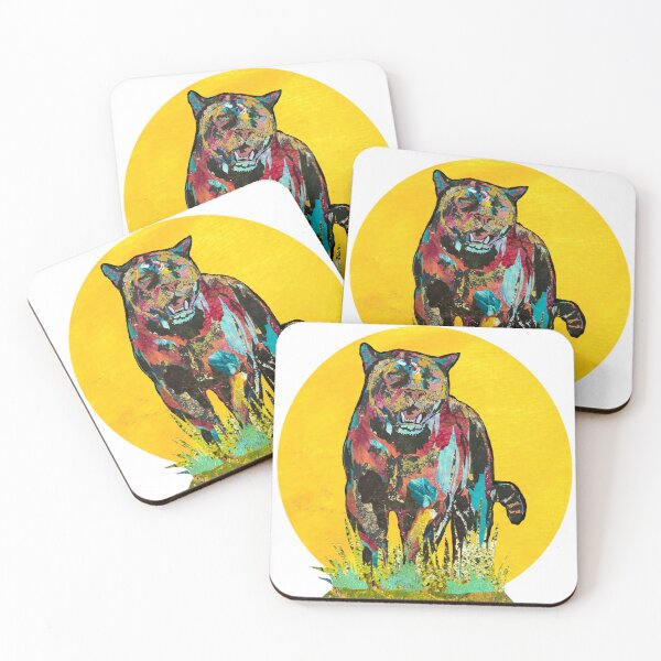 Item preview, Fierce Panther Rising Sun designed and sold by ginaisarty.