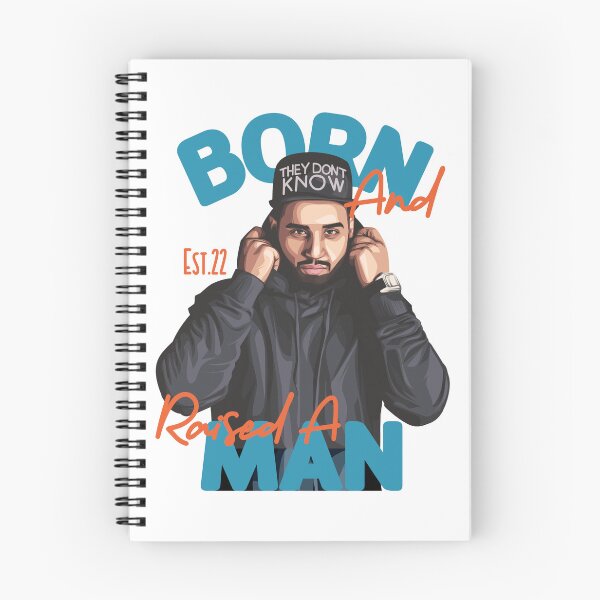 Item preview, BORN AND RAISED A MAN designed and sold by GAADesignz.