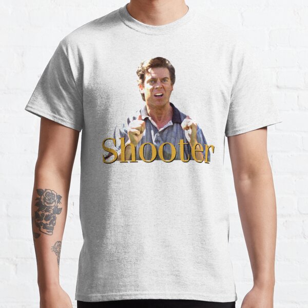 Ripple Junction Men's Happy Gilmore Movie T-Shirt - Happy Gilmore Adam Sandler Classic Shirt - Happy Gilmore Shooter McGavin Tee, Size: Large, Brown