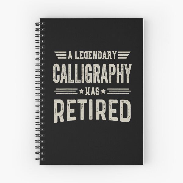 Item preview, The Legendary calligraphy Has Retired T Shirt, calligraphy Retirement Party Gift, Legend, Retiring Birthday Christmas Gift designed and sold by xlnv.