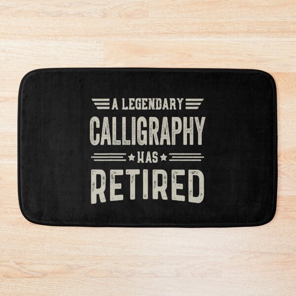 Item preview, The Legendary calligraphy Has Retired T Shirt, calligraphy Retirement Party Gift, Legend, Retiring Birthday Christmas Gift designed and sold by xlnv.