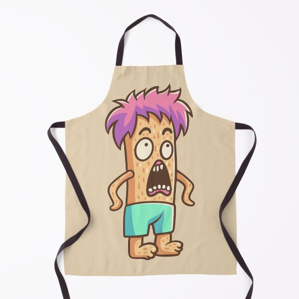 Item preview, Orange Monster with Pink Hair designed and sold by Goba Bali Studio.