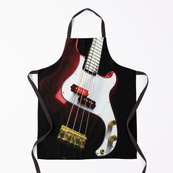 Item preview, Bass Guitar - Red and Gold designed and sold by QuarterMoon.