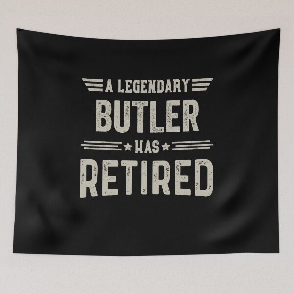 Item preview, The Legendary butler Has Retired T Shirt, butler Retirement Party Gift, Legend, Retiring Birthday Christmas Gift designed and sold by xlnv.