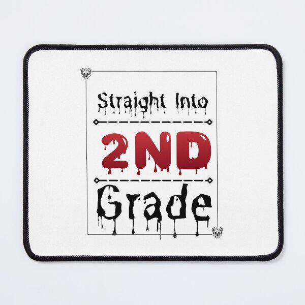 Item preview, Gift Second Grade Teacher Student Straight Into 2nd Grade 2023, blood, skull designed and sold by ROBOUE.