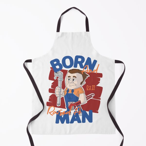 Item preview, BORN AND RAISED A MAN designed and sold by GAADesignz.