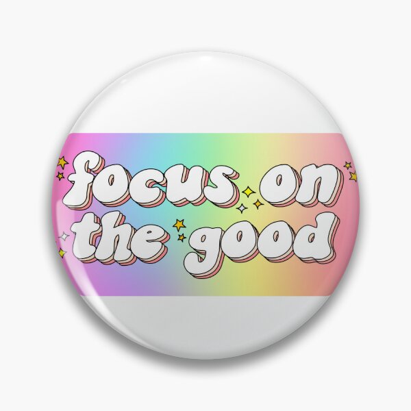 Item preview, Focus On The Good 11 Retro Rainbow Aesthetic designed and sold by Cawaiico.